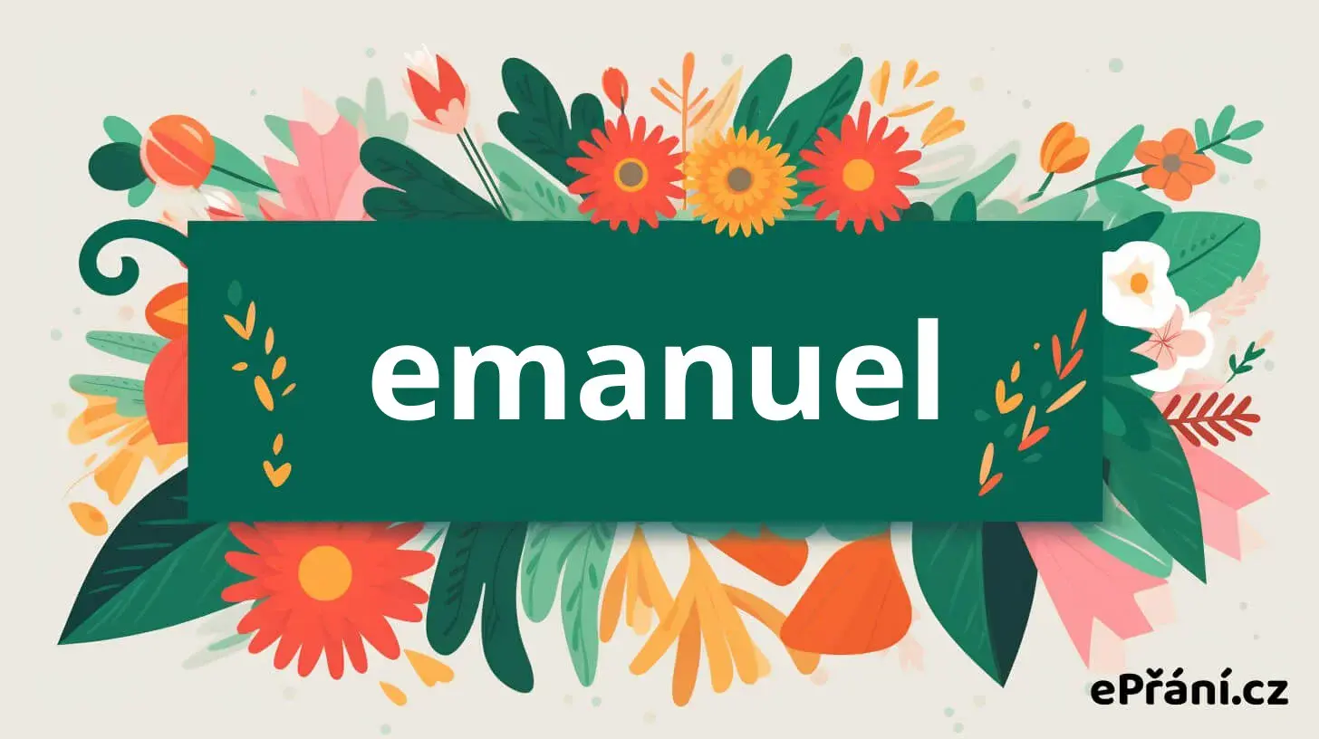 Přání k svátku pro Emanuela