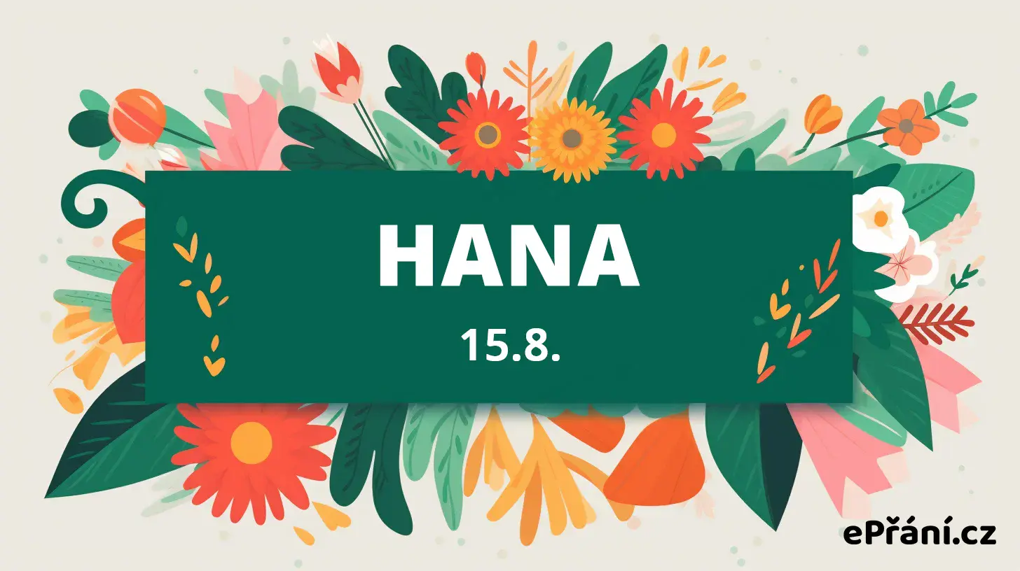 Přání k svátku pro Hanu