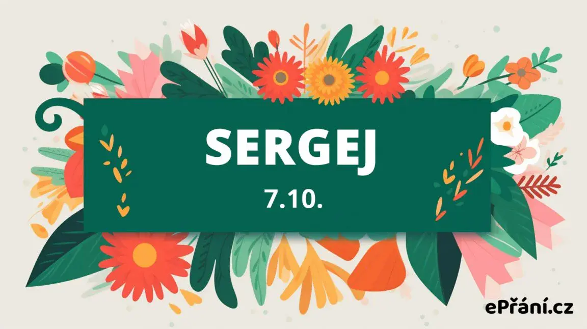 Přání k svátku pro Sergeje